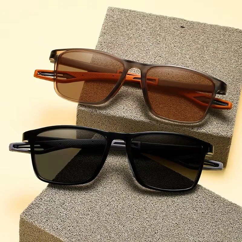 Retro TR90 Frame Photochromic Reading Glasses Women Men Trendy Presbyopia Eyewear Vintage Discoloration Sunglasses 0 +1.0 +4.0