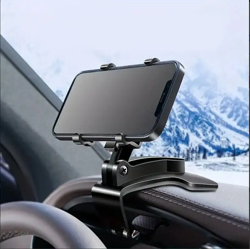 

Car Phone Holder Stand Universal Dashboard Clip Mount GPS Bracket Mobile Phone Support for IPhone Samsung Xiaomi