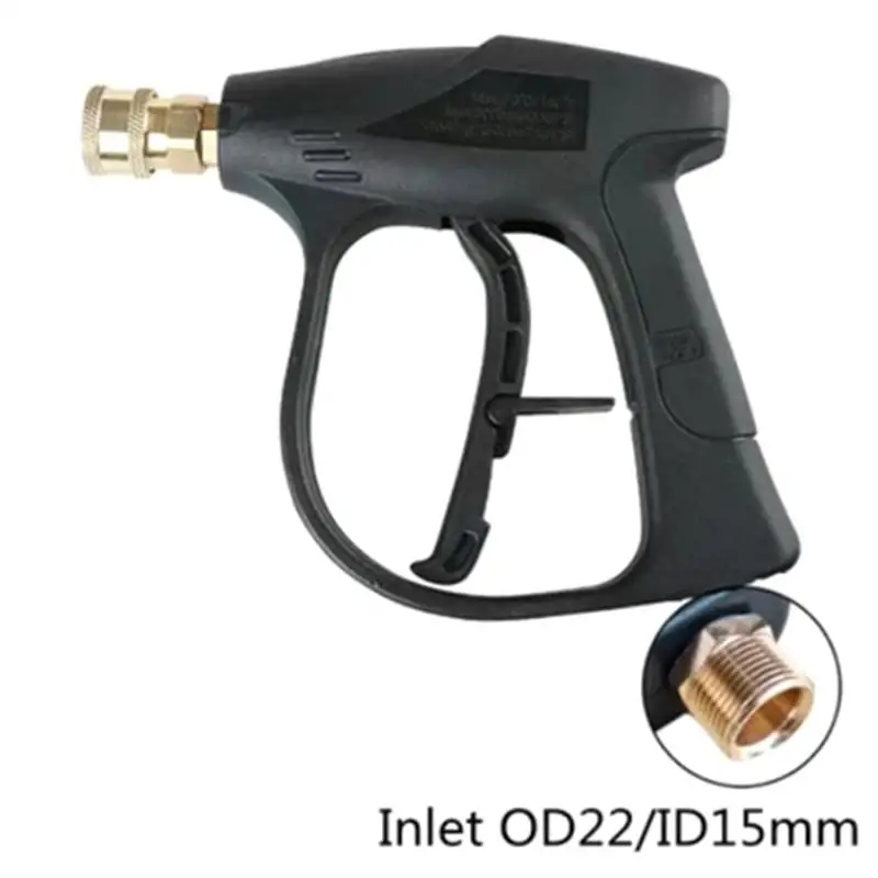 

Пистолет для мойки автомобилей высокого давления M22-15мм с быстросъемным соединением 1/4 дюйма, пенная насадка для чистки автомобиля