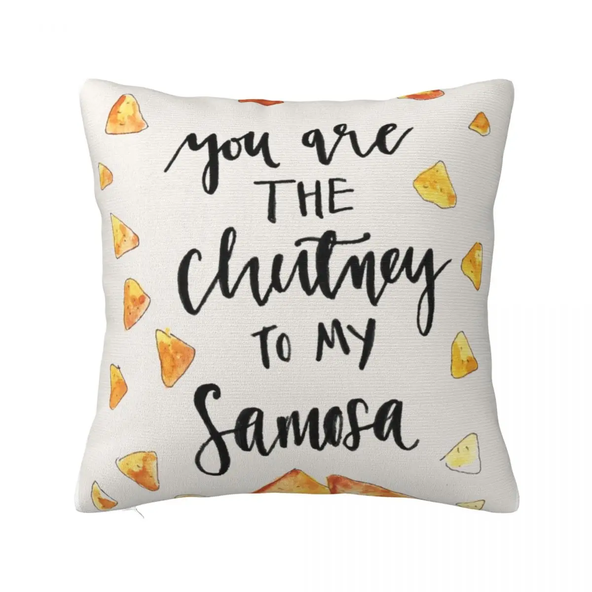 

you are the chutney to my samosa Throw Pillow sleeping pillows Pillow Cases home decor items autumn decoration