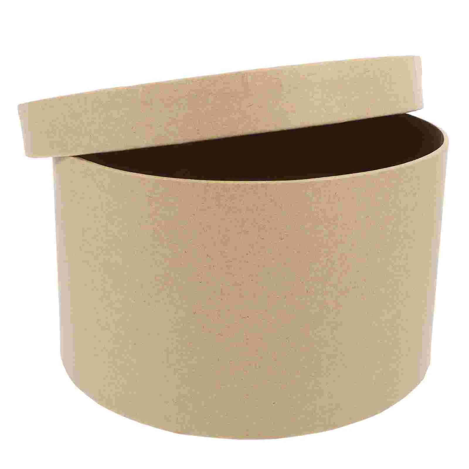 

Snack Box DIY Kraft Paper Man Carton Hat Chocolate Covered Dessert Containers With Lids