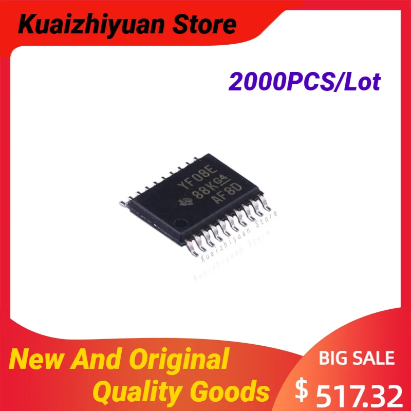 2000PCS/Lot New And Original TXS0108EPWR YF08E TSSOP-20 Voltage Level Translator Bidirectional 8Input TSSOP20 Quality Goods