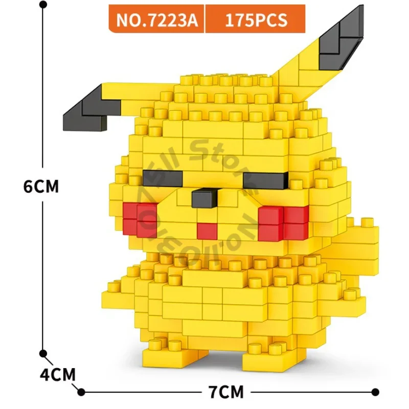 Amine bloc de construction mignon personnage d'anime assemblé Micro modèle bloc de construction figurines d'action poupées enfants cadeau