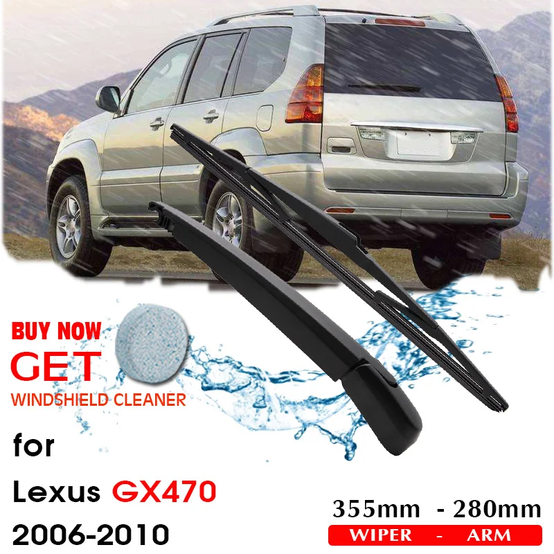 

Car Wiper Blade Rear Back Window Windscreen Windshield Wipers For Lexus GX470 Hatchback 355 mm 2006-2010 Auto Accessories