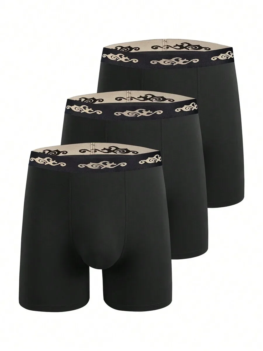 

Mens Boxer Briefs With Contrast Waistband 3 Pack