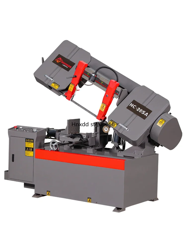 Metal cutting band saw semi-automatic hydraulic sawing machine