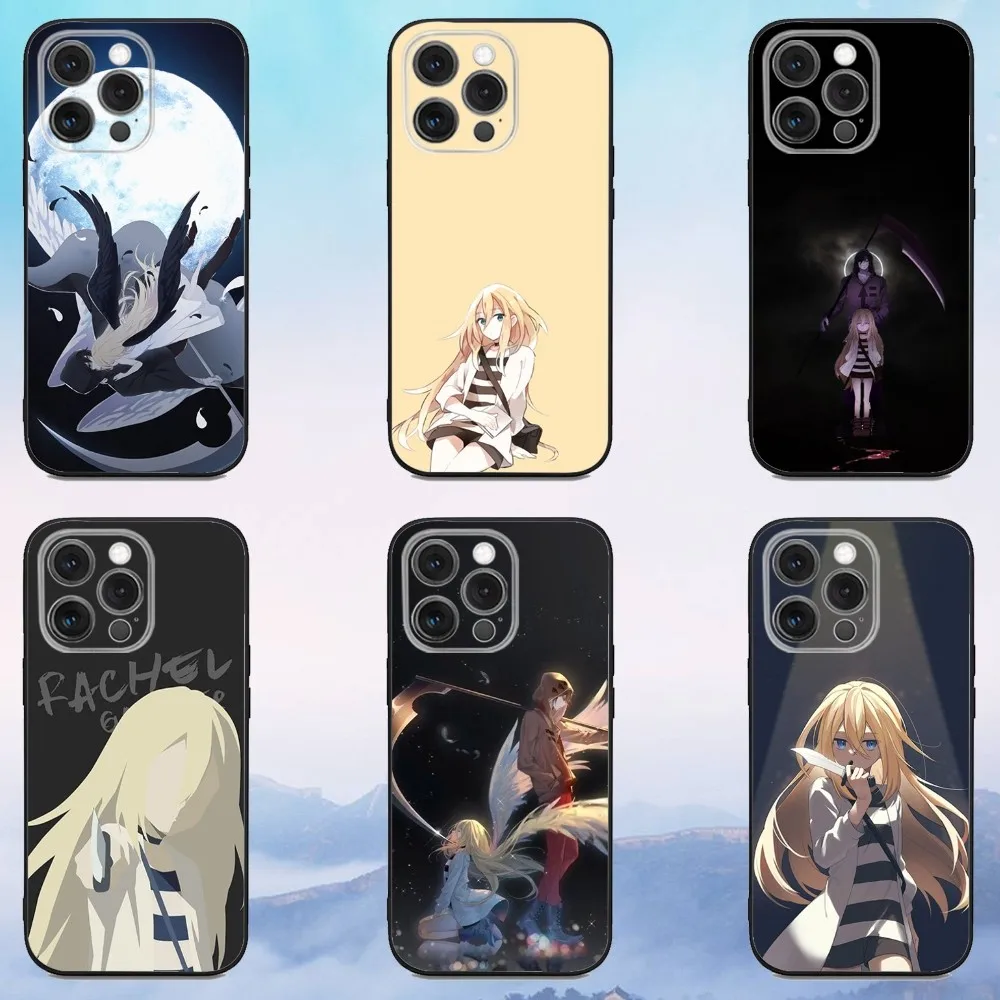 

Anime A-Angel of Death Phone Case For iPhone 16e,16,15,14,13,12,11,Pro,X,XS,Max,XR,Plus,Mini Soft Black Cover