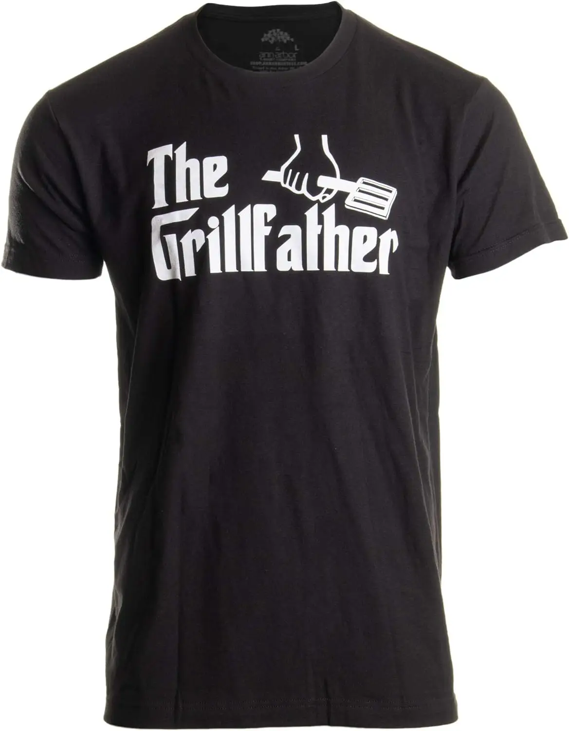 The Grillfather | Funny Dad Grandpa Grilling BBQ Meat Humor T-Shirt Joke for Men