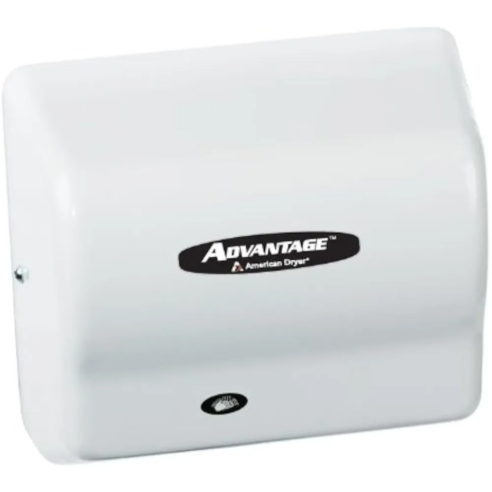 Advantage ABS Standard Automatic Hand Dryer, 1/8 HP Motor, 100-240V, 5-5/8