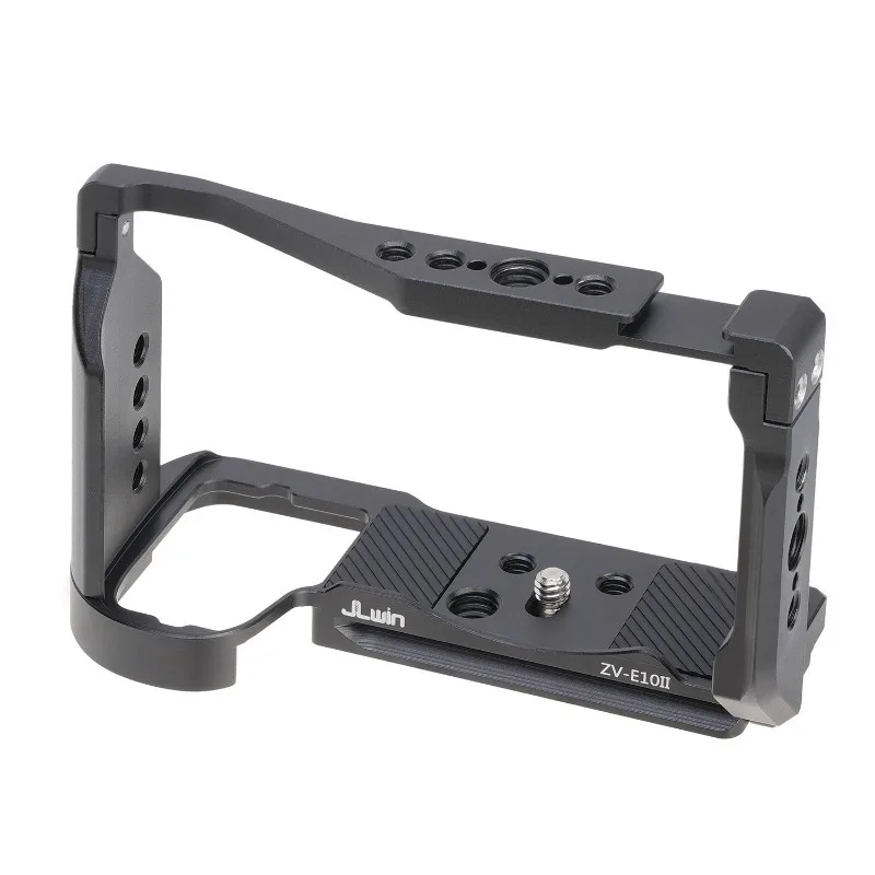 ZVE10II Alloy Rabbit cage Rig Handle Film Arm support bracket Stabilizer for Sony ZV-E10II camera video led microphone tripod