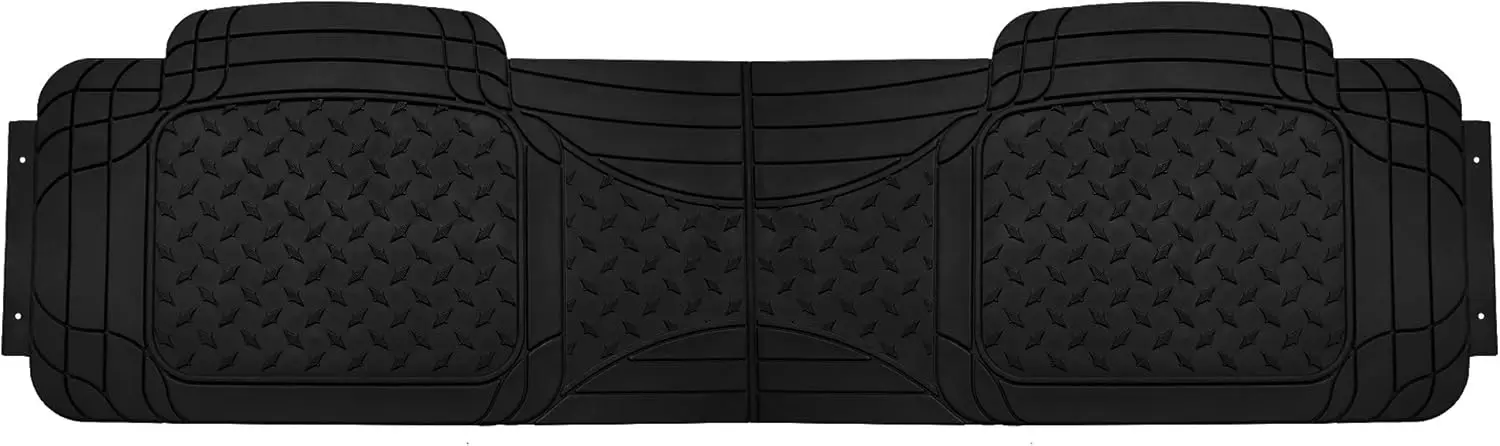 

Прочные обрезаемые нескользящие виниловые автомобильные коврики, универсальные, задний комплект, черные