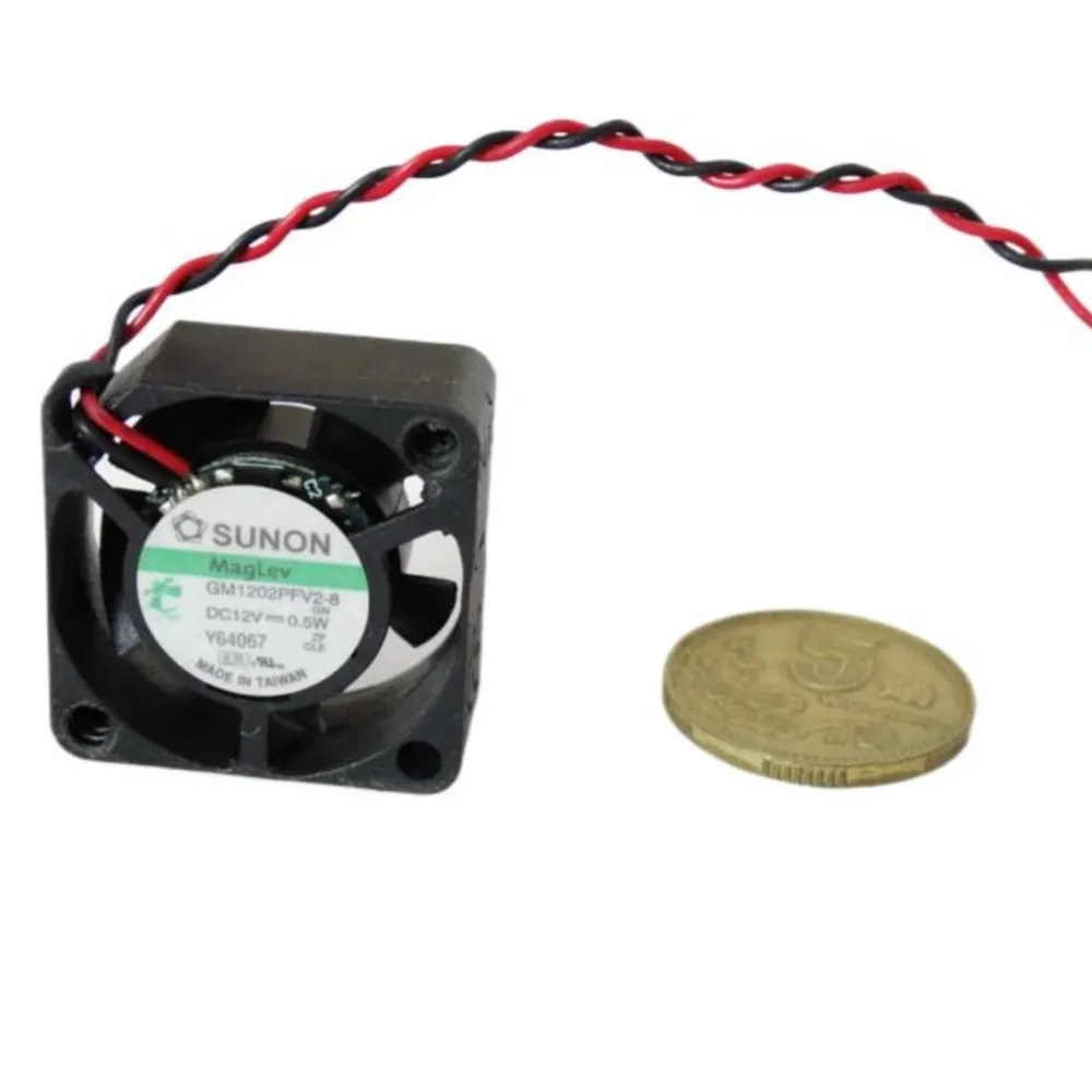 GM1202PFV2-8 for Sunon 2510 25mm 2.5cm 25x25x10mm DC 12V 0.5W Small Micro Mute Ultra-quiet Cooling Fans