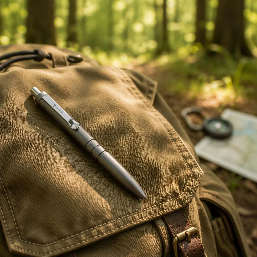 Titanium Lightweight Luxury Business Metal Pen Portable Multi-Functional Ballpoint for Casual Climbing Tours ZSB050