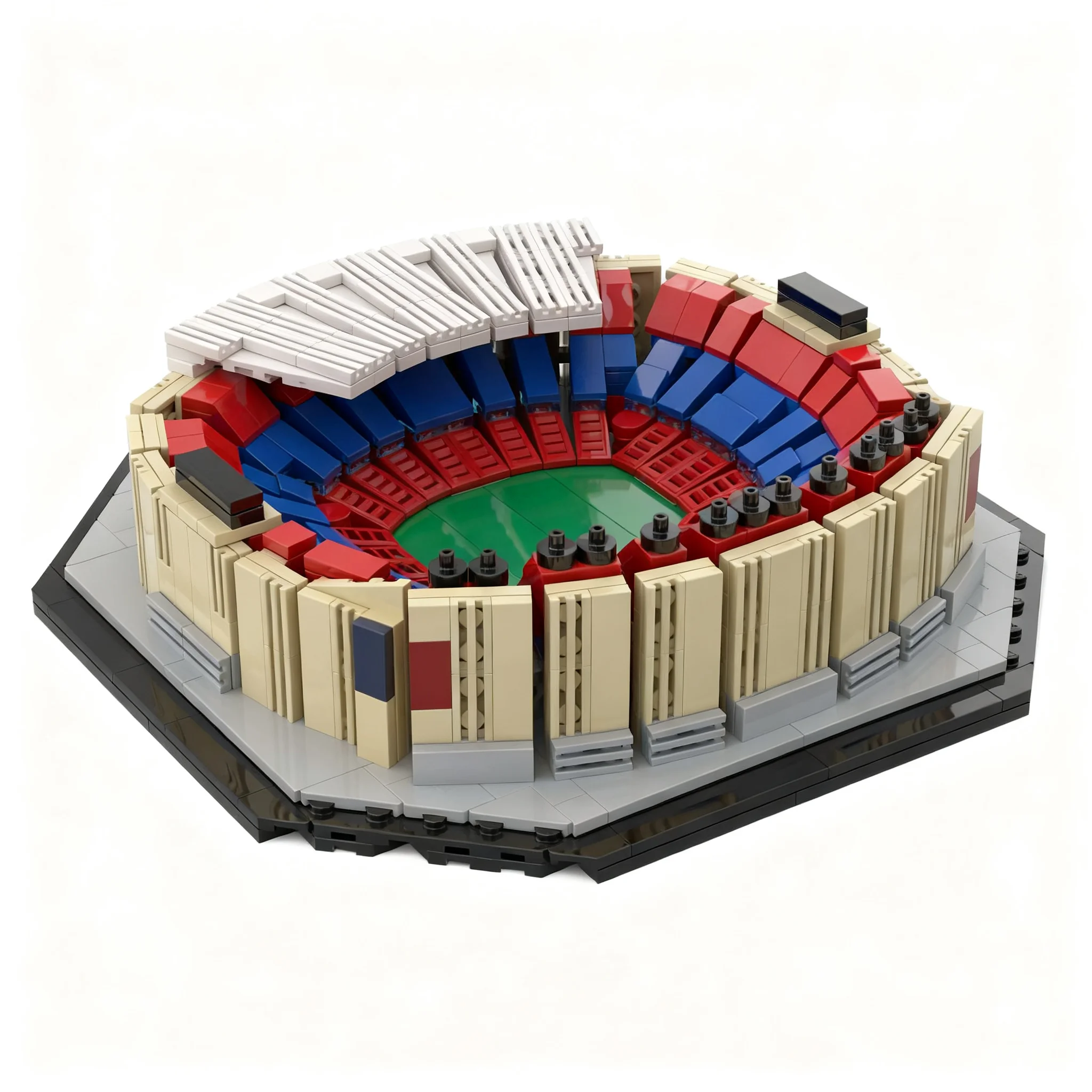 891pcs MOC Camp Nou Barcelona Model Building Blocks Education DIY Birthday Collection Idea Display Brick Craft Assemble Art
