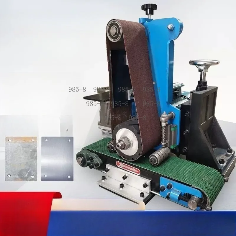Desktop Abrasive Belt Grinding Machine, Automatic Surface Rust Removal & Polishing, Metal Processing, Wood Sanding and Deburring