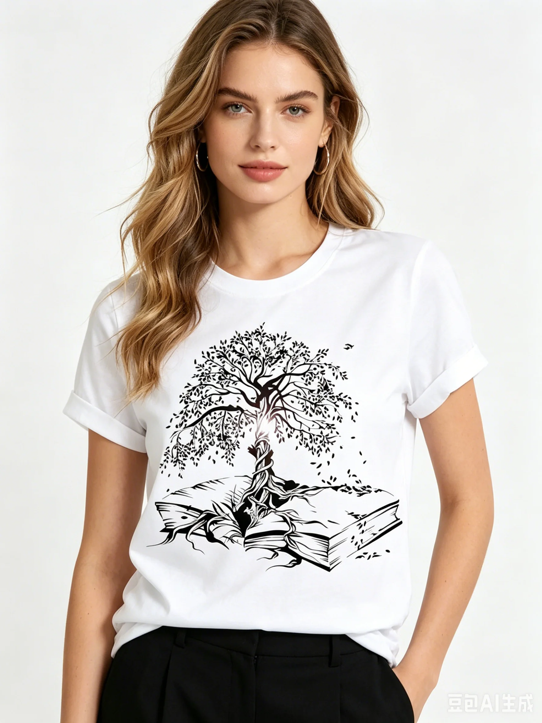 Streetwear Brand Book - เสื้อยืดผู้หญิงสไตล์เรโทร พิมพ์ลายหนังสือ น่ารัก สบายๆ แนว 90s
