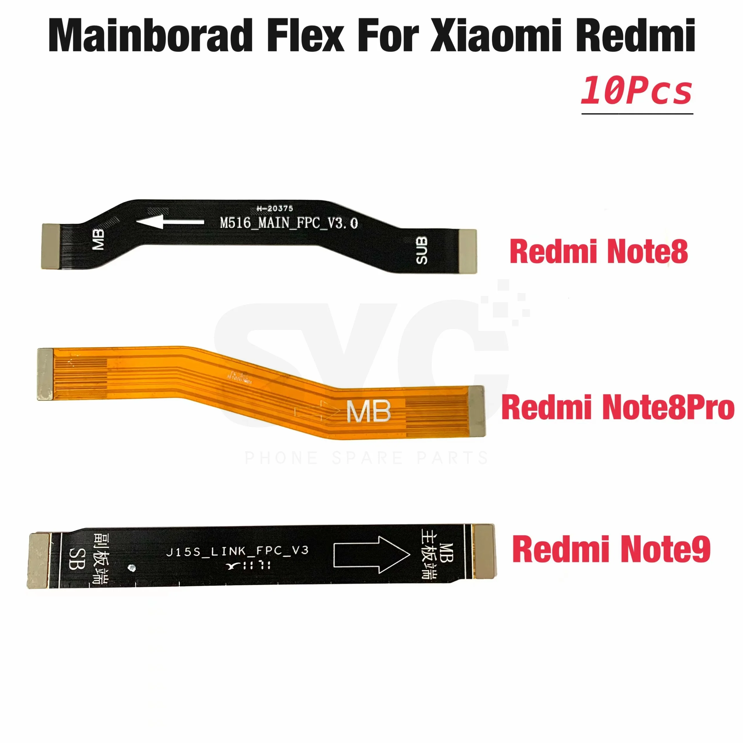 

10Pcs For Xiaomi Redmi Note 8 9 9S Redmi Note 8 9 pro Main Board Motherboard LCD Display Connector Flex Cable