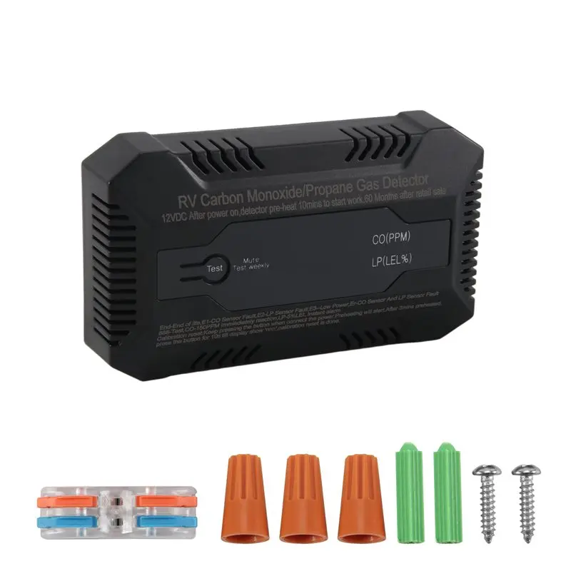 ABKS-RV Carbon Monoxide And Propane Detector Dual LP/CO Gas Alarm For RV And Home Use-12V DC RV Propane