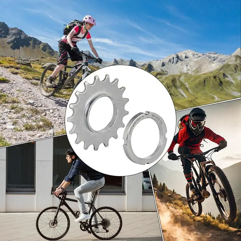 

Велосипедные пробки свободного хода с фиксированной передачей, блокирующая втулку, 1 скорость, фиксирующие велосипедные резьбовые стопорные кольца 13 т 14 т 15 т 16 т 17 т 18 т