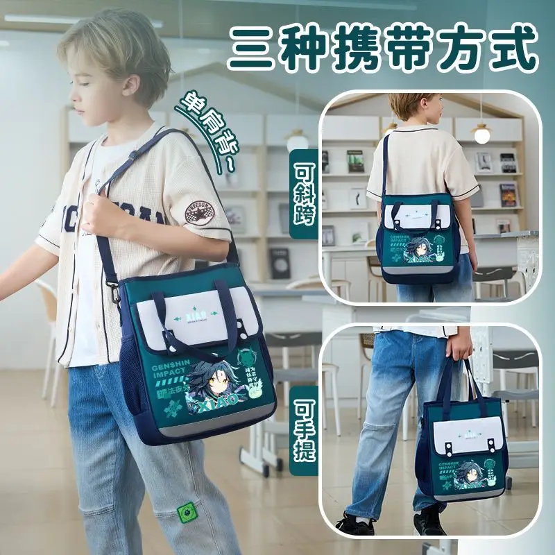 Genshin Impact Collaboration Single Shoulder Zhongli Danbou Maplehara Manyo Elementary School Waterproof Lightweight Handheld