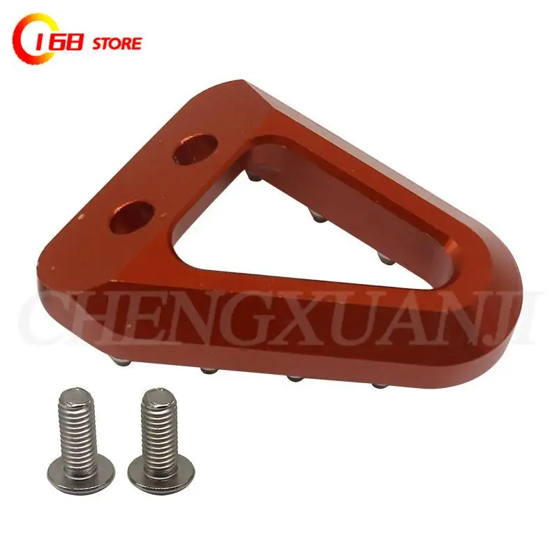Motorcycle Rear Brake Pedal Step Tip Plate For  XC XCF XCW XCFW SX SXF EXC EXCF TPi SIX DAYS 125 150 250 300 350 450 500 CNC image 4