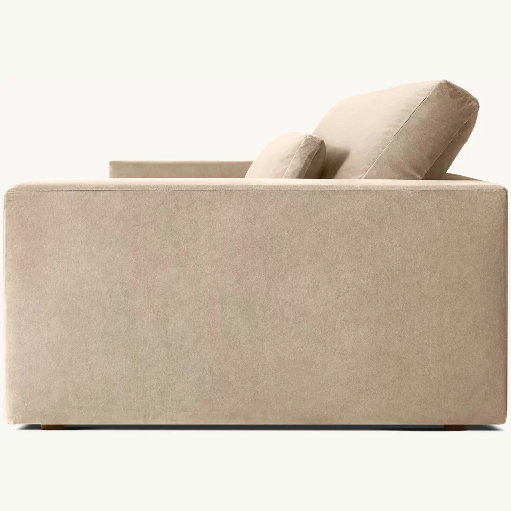 Modern Fabric 2 Seater Fabric Living Room Sofas Set Furniture