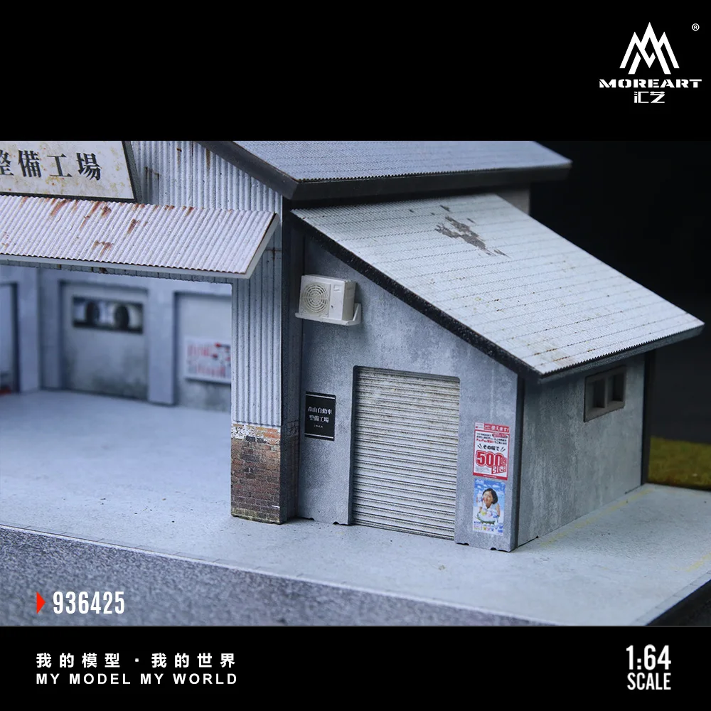 TimeMicro&MoreArt 1:64 Moriyama Motor Vehicle Assembly Display scene model