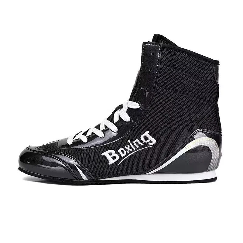 Professional Wrestling Shoes For Men Women High Top Boxing Shoes Anti-Slippery Fighting Shoes Top Quality Gym Training Shoe