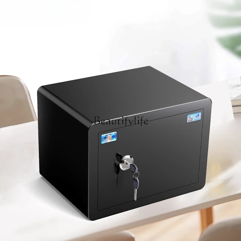 Mini safe mechanical combination lock embedded bedside table hidden design anti-skid and anti-handling