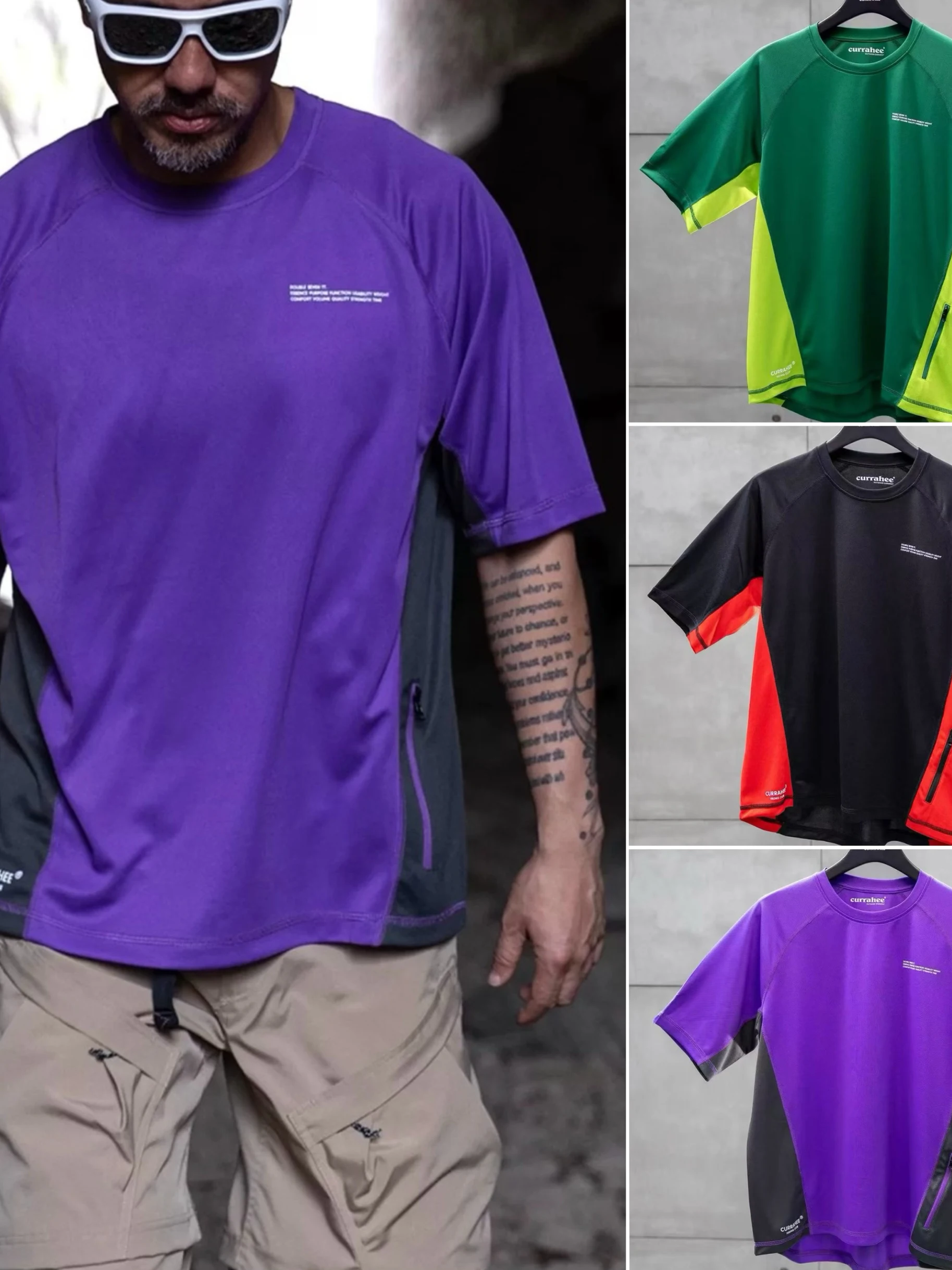 

Мужская спортивная повседневная футболка с коротким рукавом, быстросохнущая, компактная, свободного кроя, летняя, дышащая, для активного отдыха, с круглым вырезом