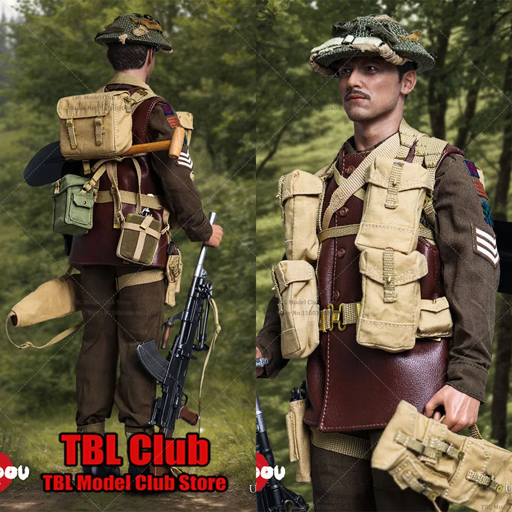 

UD9042 1/6 Scale Collectible 51st Highland division Bren Gunner BLACK WATCH-NORMANDY 1944 12Inch Male Soldier Action Figure Mode