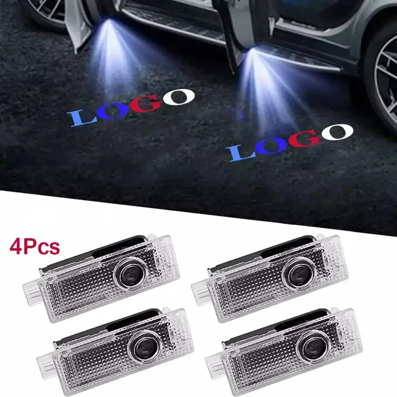 Led Emblem Lamps Car Door Light Luces Projector For BMW 1 3 5 6 7 Serie X1 X3 X5 X6 F10 E92 E71 E90 E91 F30 F20 G30 E87 E61 E70