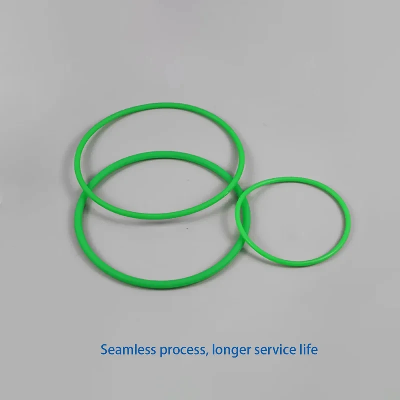 

PU Seamless Round Belt 2-20mm Diameter / O-Ring Circular Transmission Belt - High Wear Resistance Integrated Molding Green Belt