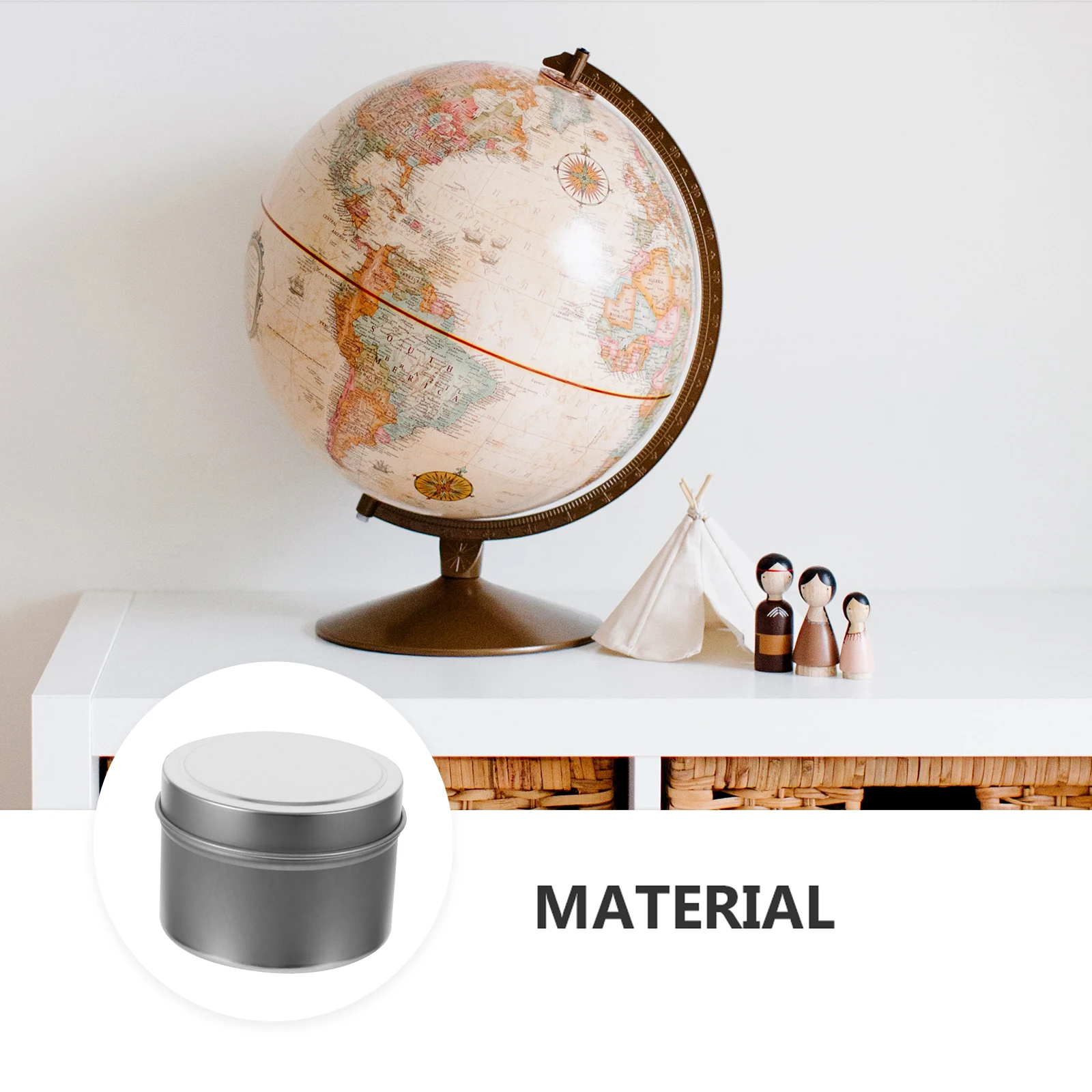 

10 pcs Storage Can Tinplate Aromatherapy Cans Candy Cans Durable Moisture Proof Gift Tea Spice Container Sealed Box