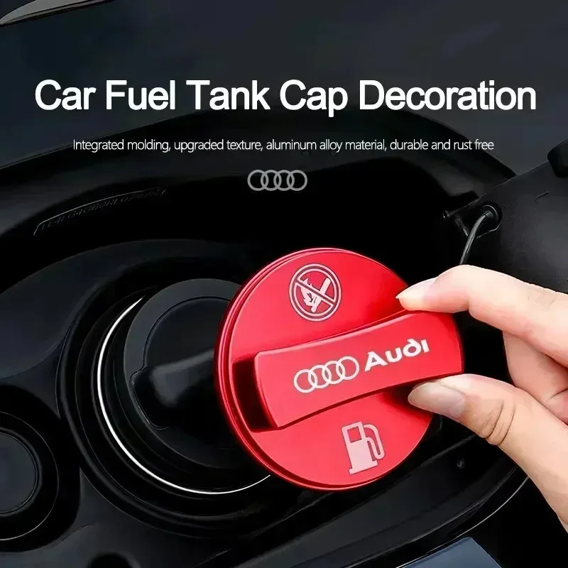 

3D Metal Tank Cover Fuel Tank Air Cap Trim For Audi A5 A3 A4 Q5 A1 A2 A6 A7 A8 Q1 Q2 Q3 Q4 Q6 Q7 Q8 TT RS3 S5 B8 C6 B9 B6 S1 RS5