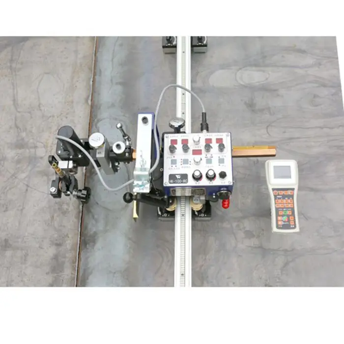 HK-100SM Wireless Remote Control New Automatic Swing Dual Oscillation Stainless Steel MIG Welding Trolley Robot Equipment