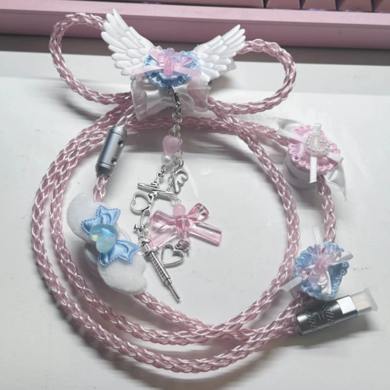 cable-de-clavier-personnalise-avec-eclairage-rgb-et-connecteur-aviation-cable-de-jeu-type-c-avec-taux-de-polling-8k-accessoire-decoratif-rose-ou-bleu-en-option