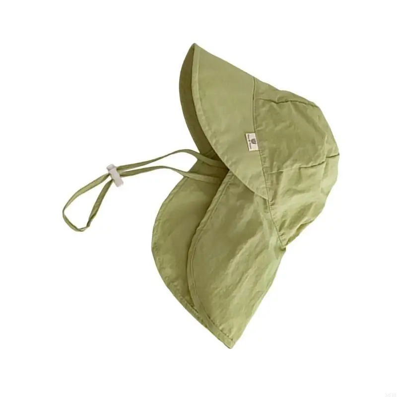 

N84E Модная детская шапка с накидкой на шею Быстросохнущая шапка Легкая детская шляпа от солнца