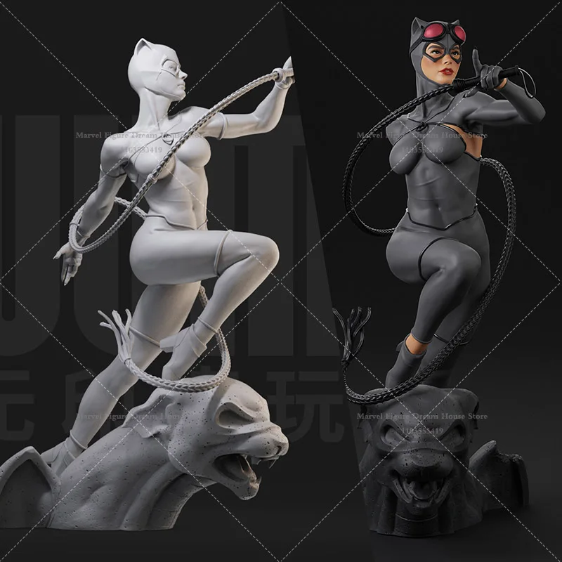 1/24 1/12 Scale DC Batman's Scorpion Beauty Catwoman Selina Flexible Theft Skills DIY Self-assembled GK 3D Resin Un-panited Doll