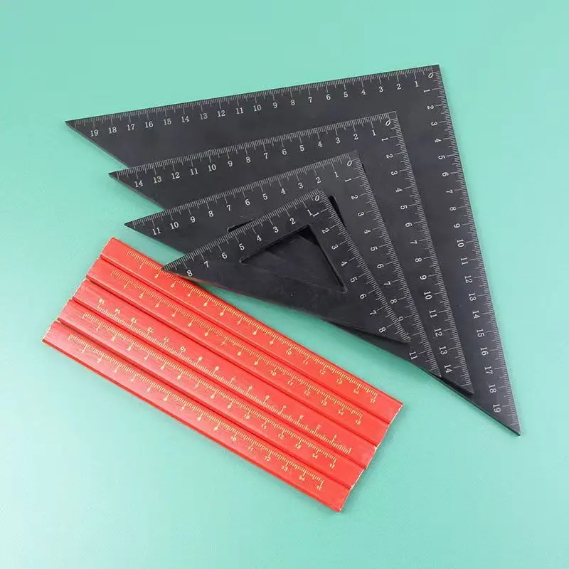 Woodworking scribing tool Corner ruler degrees Right angle Triangle
