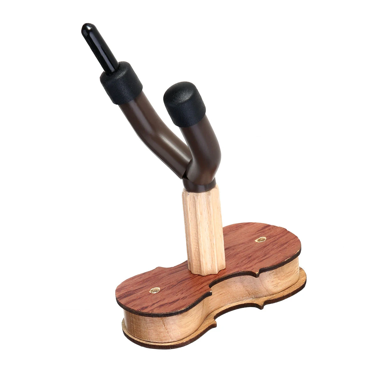 

2pcs Violin Wall Mount Hanger Durable Wood Base Easy Install For Studio Home Compatible With Dedo Violin Red Color