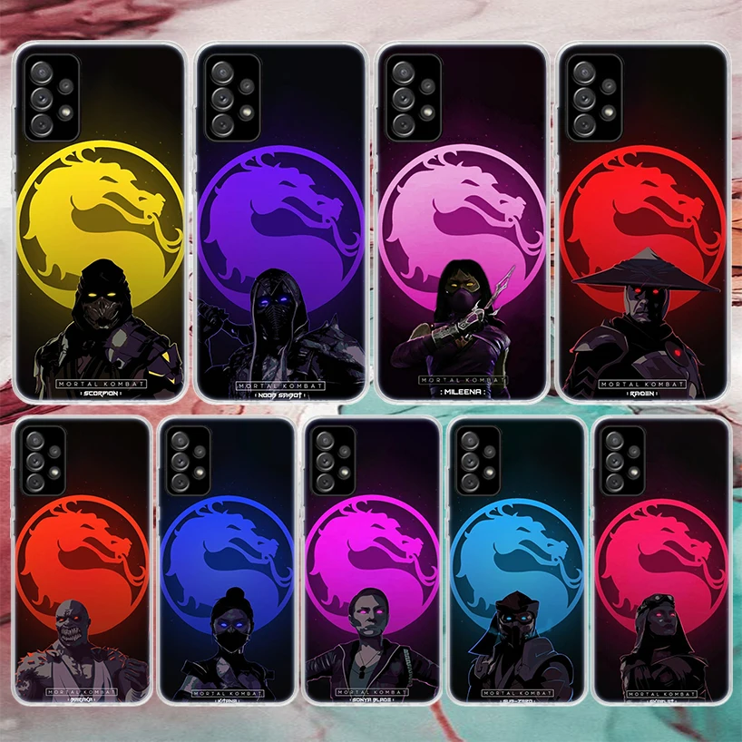 Scorpion Zero Sub Mortal Kombat Soft Phone Case For Samsung Galaxy A51 A50 A71 A70 A10 A20E A30 A40 A41 A31 A21S A11 A6 A7 A8 A9