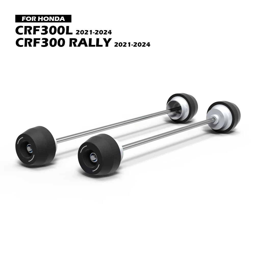 CRF300L CRF300 RALLY 2021-2024 Motorcycle Front Rear Axle Fork Crash Slider For HONDA Anti-collision Slider Accessories Parts