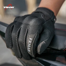 Vemar-guantes de malla 3D de camuflaje para hombre, manoplas transpirables para Motocross, anticaída, Verano