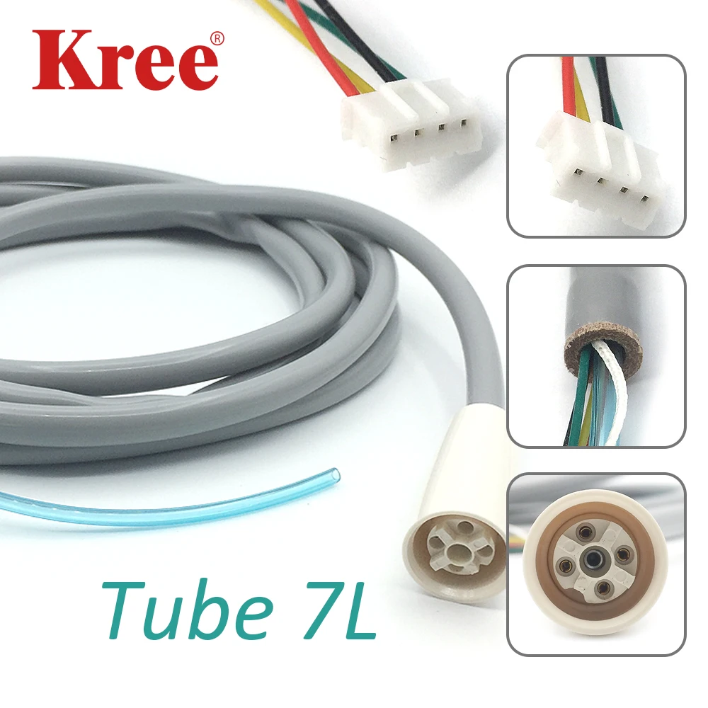 

Dental 7L Scaler tube Handpiece Wire Tail Line Cable Ultrasonic Handle Connecting Pipe Hose for satelec DTE dentistry materials