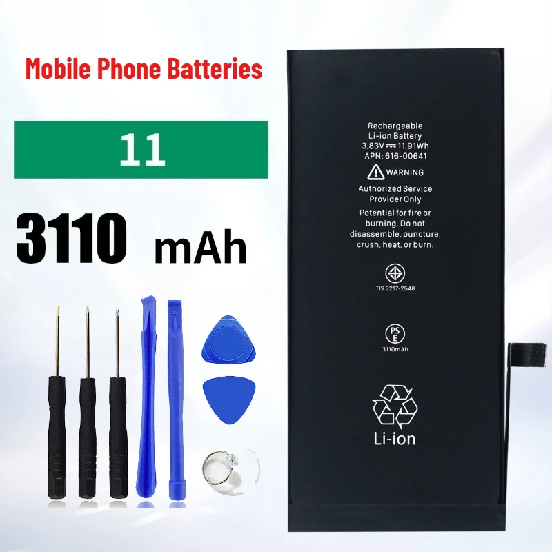 

For IPhone 11 3110mAh Large Capacity Built-in Mobile Phone Batteries