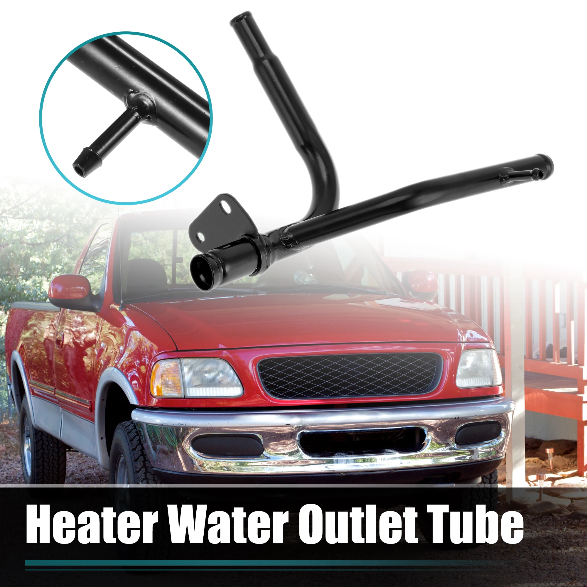 

UXCELL HVAC Heater Hose Pipe Assembly for Ford E-150 2003 V6 256 4.2L for Ford E-150 Club Wagon 2003 V6 256 4.2L