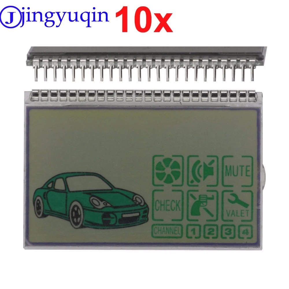 

jingyuqin 10ps DXL 3000 lcd display Tamarack for Pandora DXL3000 Lcd Remote Controller Key Fob Chain /Two way Car Alarm System