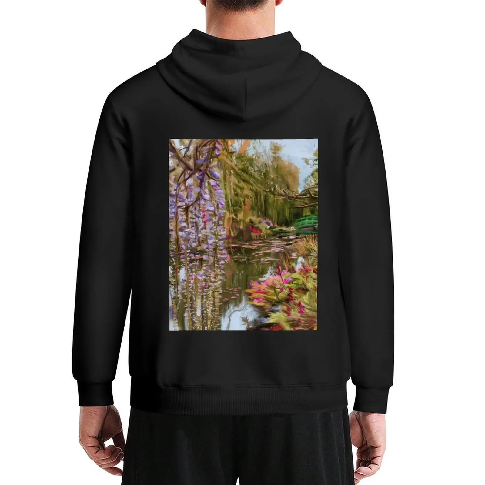 

Flower Garden Hoodie korean style clothes autumn autumn clothes men's sweat-shirt set new in hoodies & sweatshirts