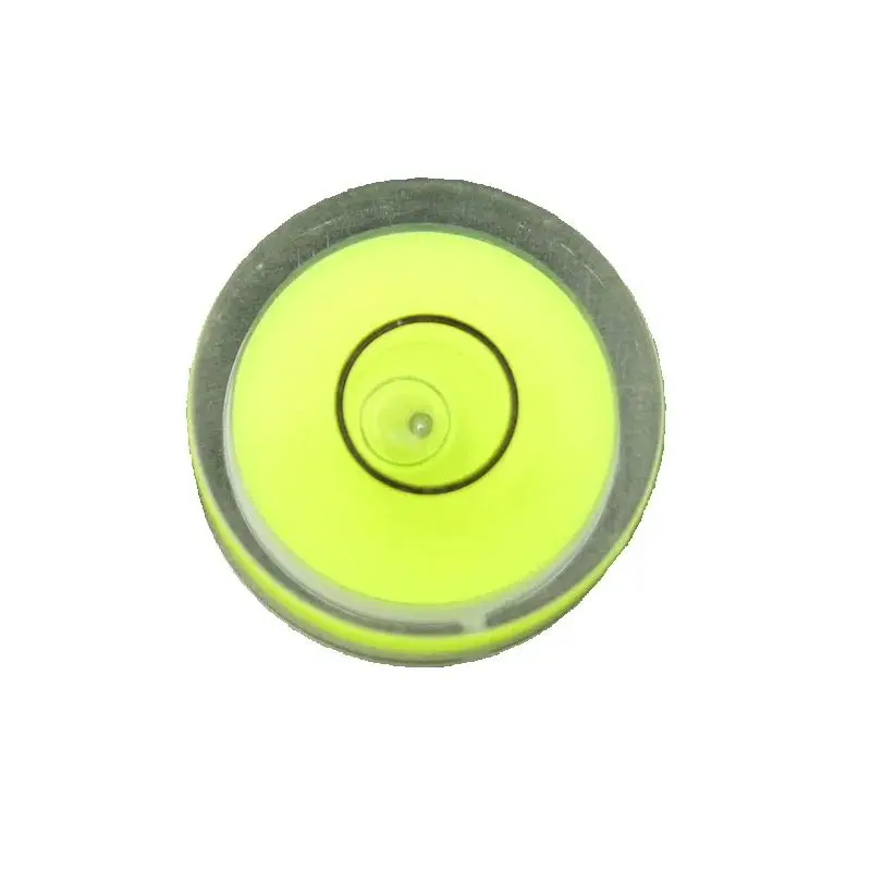 HACCURY 15*6mm Plastic Bubble Level Universal Protractor Liquid Level Indicator Bullseye Level Accessories 1PCS